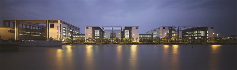 天津财经大学夜景 天津财经大学夜景